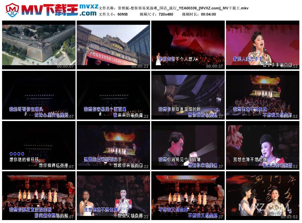 常艳妮-想你容易见面难_国语_流行_YEA00339